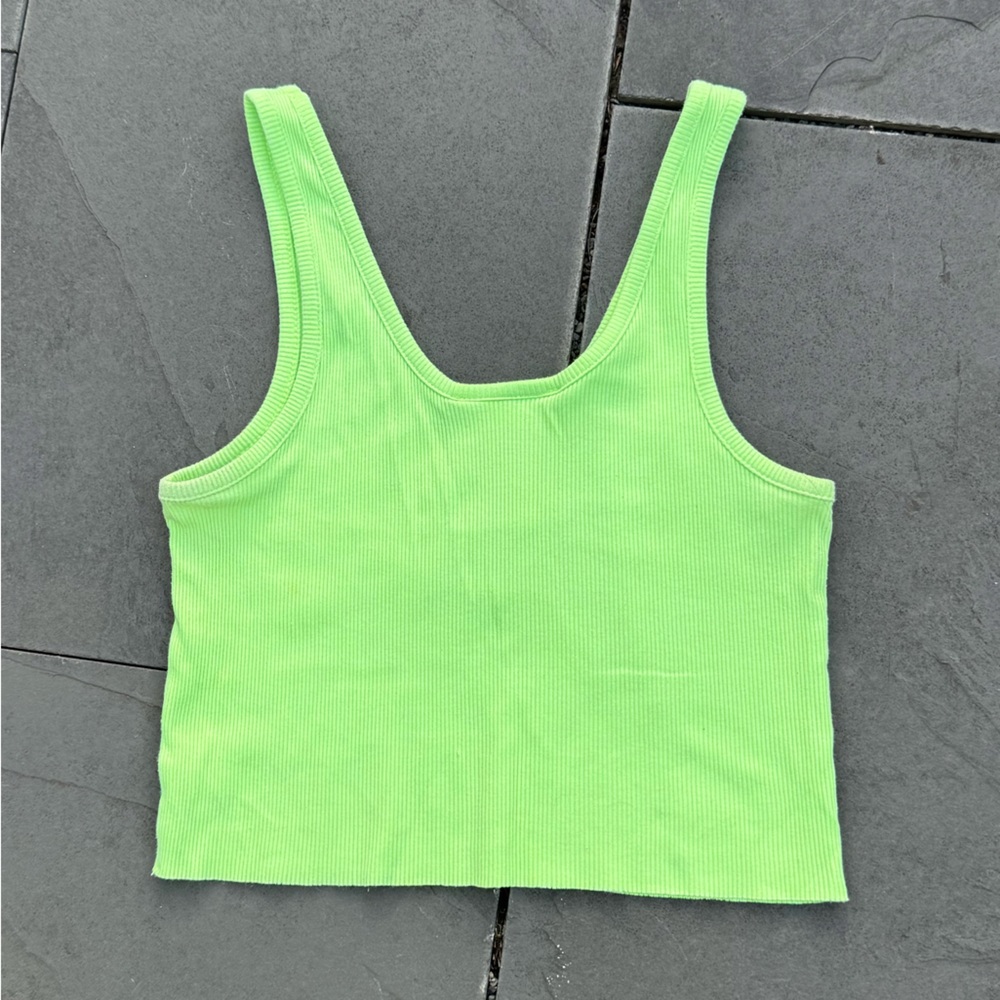 Forever 21 Green Crop Top with Pepsi Logo Size Small - Picture 2 of 3